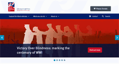 Desktop Screenshot of blindveterans.org.uk